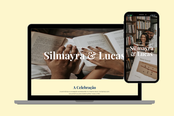 Site de Casamento Moderno - Silmayra & Lucas